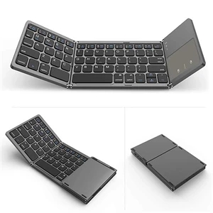 Mini Wireless Folding Keyboard Touch Pad