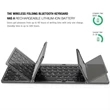 Mini Wireless Folding Keyboard Touch Pad | https://www.bestnamebadges.com