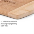 The Wellington 8-Inch Two-Tone Bamboo Cutting Board | https://www.bestnamebadges.com