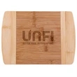 The Wellington 8-Inch Two-Tone Bamboo Cutting Board | https://www.bestnamebadges.com