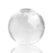 Globe Paperweight - Clear | https://www.bestnamebadges.com