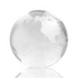 Globe Paperweight - Clear | https://www.bestnamebadges.com