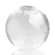 Globe Paperweight - Clear | https://www.bestnamebadges.com