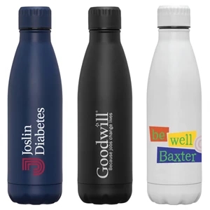Spectrum Matte Vacuum Cola Water Bottle Tumbler | https://www.bestnamebadges.com
