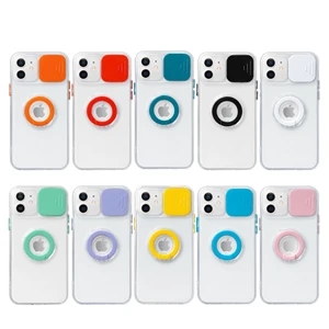 Phone Case  with Ring Holder Slide Camera Cover