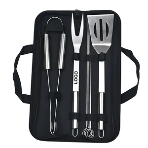 Custom BBQ Grill Accessories Tool Set - 7 pack | https://www.bestnamebadges.com