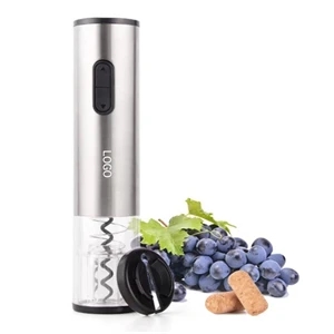 Electric Wine Bottle Opener Rechargeable Automatic Corkscrew | https://www.bestnamebadges.com