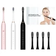 4 Brush Heads Rechargeable Toothbrush | https://www.bestnamebadges.com