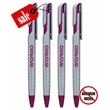 Closeout Silver "Successive" Click Grip Pen - No Minimum | https://www.bestnamebadges.com