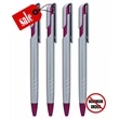 Closeout Silver "Successive" Click Grip Pen - No Minimum | https://www.bestnamebadges.com