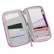 Solid Polyester Zipper Card Holder | https://www.bestnamebadges.com