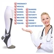 Compression Socks for Men and Women 20-30 mmHg | https://www.bestnamebadges.com
