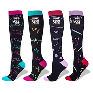 Nursing Compression Socks 20-30mmHg for Doctor Nurses | https://www.bestnamebadges.com
