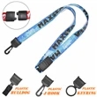 Sublimated Safety Breakaway Lanyards w/ Plastic Attachments | https://www.bestnamebadges.com