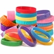 Debossed Silicone Wristband Bracelet | https://www.bestnamebadges.com