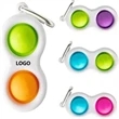 Bubble Popper Fidget Toy Keychain | https://www.bestnamebadges.com