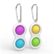 Bubble Popper Fidget Toy Keychain | https://www.bestnamebadges.com