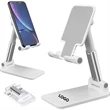 Height Adjustable Foldable Cell Phone Stand | https://www.bestnamebadges.com