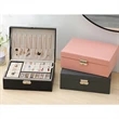 2 Layer Women Jewelry Box Organizer | https://www.bestnamebadges.com