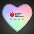 Light Up Aurora Heart Color Changing LED Pin | https://www.bestnamebadges.com