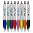 Click Pen Rio Retractable with Rubber Grip | https://www.bestnamebadges.com