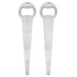 Stainless Steel Seed Depth Tool With Bottle Opener | https://www.bestnamebadges.com