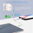 USB C Wall Charger,30W Dual Port | https://www.bestnamebadges.com