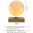 Magnetic Levitating Moon Lamp | https://www.bestnamebadges.com