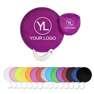 Round Folding Hand Fan