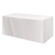 Fitted Poly/Cotton 4-sided Table Cover - Fits 6' Standard... | https://www.bestnamebadges.com