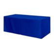 Fitted Poly/Cotton 3-Sided Table Cover - Fits 8' Standard... | https://www.bestnamebadges.com