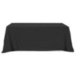 Flat Poly/Cotton 3-sided Table Cover - fits 8' standard t... | https://www.bestnamebadges.com