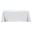 Flat Poly/Cotton 3-sided Table Cover - fits 8' standard t... | https://www.bestnamebadges.com