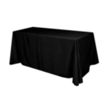 Flat Polyester 4-Sided Table Cover - fits 6' standard table | https://www.bestnamebadges.com