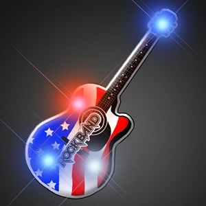 American guitar flashing pin