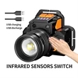 High Power Wave Sensor Headlight | https://www.bestnamebadges.com