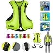 Inflatable Life Jackets Vest | https://www.bestnamebadges.com