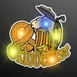 Oktoberfest Flashing Pin | https://www.bestnamebadges.com