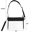 Transparent PVC Crossbody Purse | https://www.bestnamebadges.com