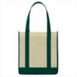 Non-Woven Two-Tone Shopper Tote Bag | https://www.bestnamebadges.com