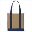 Non-Woven Two-Tone Shopper Tote Bag | https://www.bestnamebadges.com