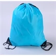 Classic Polyester Drawstring Backpack | https://www.bestnamebadges.com