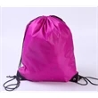 Classic Polyester Drawstring Backpack | https://www.bestnamebadges.com