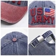 US Army Distressed Cap | https://www.bestnamebadges.com