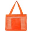 Sheer Striped Tote Bag | https://www.bestnamebadges.com