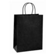 Custom Vertical Brown Kraft Paper Shopping Bag | https://www.bestnamebadges.com
