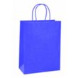 Custom Vertical Brown Kraft Paper Shopping Bag | https://www.bestnamebadges.com