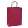 Custom Vertical Brown Kraft Paper Shopping Bag | https://www.bestnamebadges.com