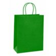 Custom Vertical Brown Kraft Paper Shopping Bag | https://www.bestnamebadges.com