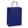 Custom Vertical Brown Kraft Paper Shopping Bag | https://www.bestnamebadges.com